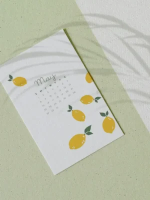 Calendar Postcard